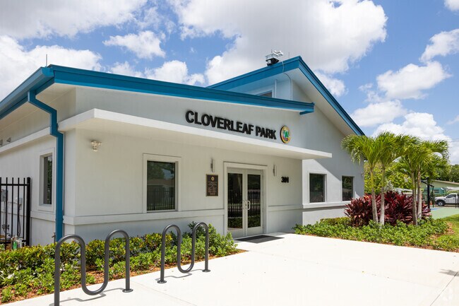 The Cloverleaf Park Community House serves as a gathering place for residents of the Sierra Mirada neighborhood.