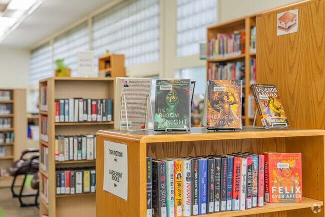 Garden Home Community Library is a cozy hub inside the Garden Home Rec Center offering books, tech, and community events for all ages.