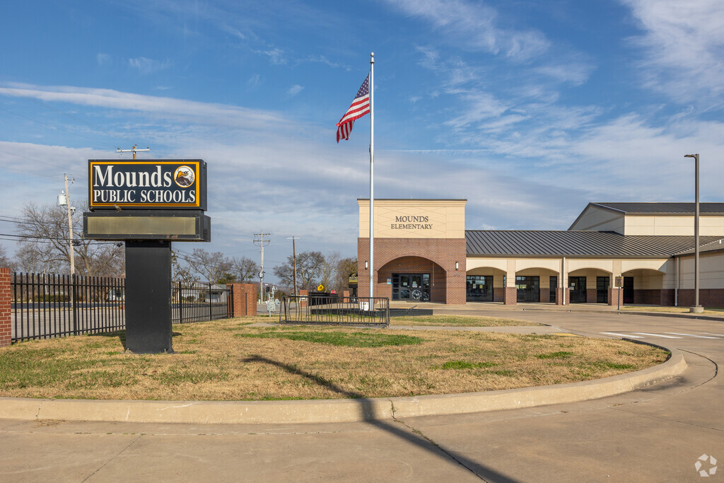 Mounds schools are located South of Tulsa.
