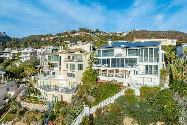 Homes along the Laguna Beach coastline can reach the tens of millions of dollars.