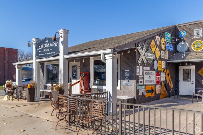 Residents dine at The Landmark Bistro, a favorite spot in Grundy Center.
