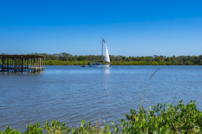 The Indian River in South Edgewater provides many water excursions like sailboating.