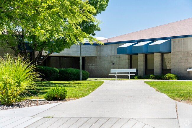 The front entrance to Katherine Dunn Elementary School in Sparks.