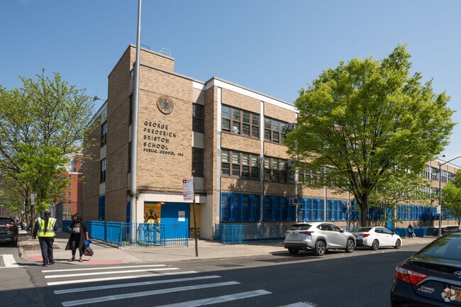 Elementary school students attend George F. Bristow