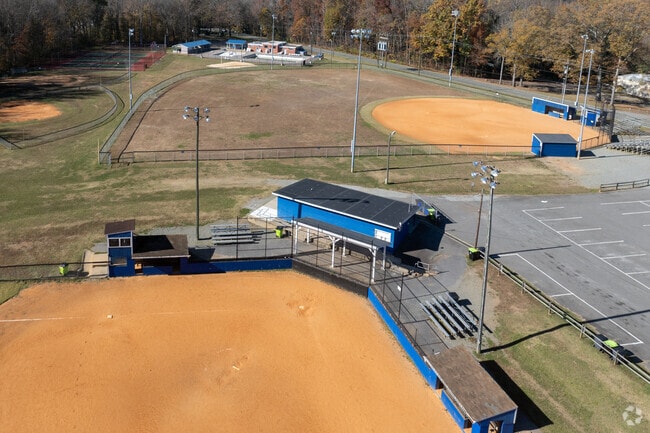 Bray Par in Siler City four lighted baseball fields.