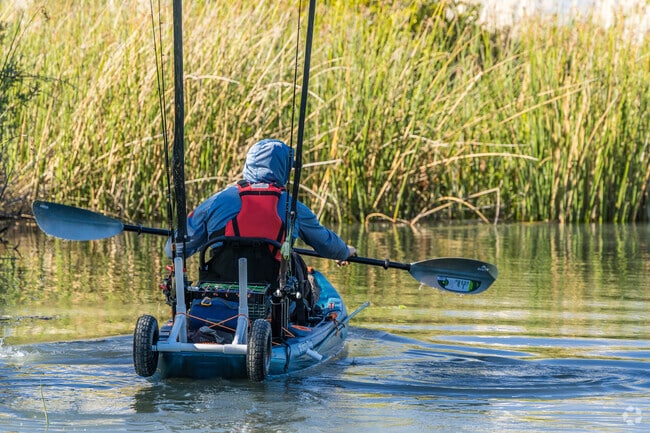 People enjoy many water activities, such as bass fishing in the City of Oakley.
