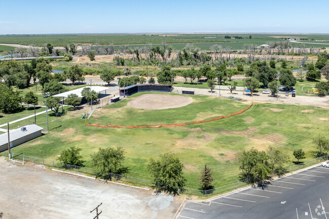 There is a baseball field at Hazel M. Bailey Primary School in Firebaugh.