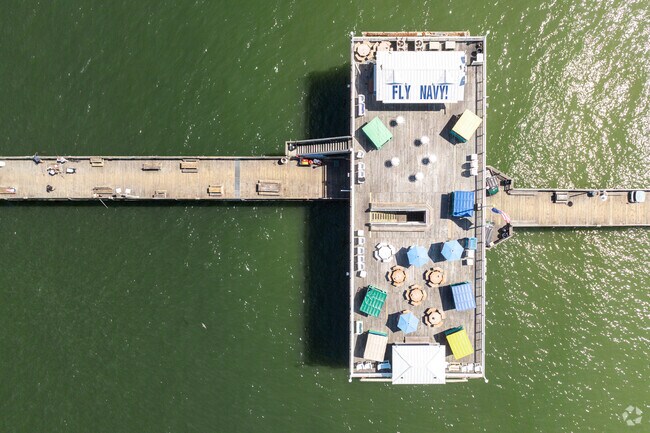 Willoughby residents can head to the rooftop of the Ocean View Fishing Pier Restaurant.