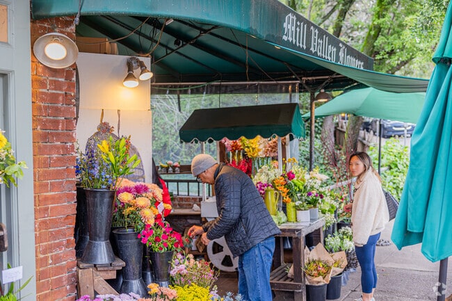 Mill Valley flowers bloom with color and life in Blithedale Canyon.