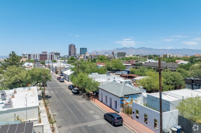 Downtown Tucson is walkable from Barrio Viejo, with abundant entertainment, retail and dining.