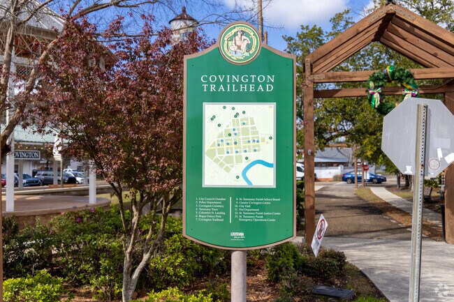 Explore the trails and relax in the park at Tammany Trace Trailhead.