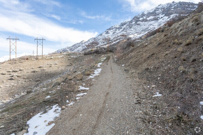 Explore Slide Canyon’s scenic trails for hiking and adventure right next to Foot Hills homes.