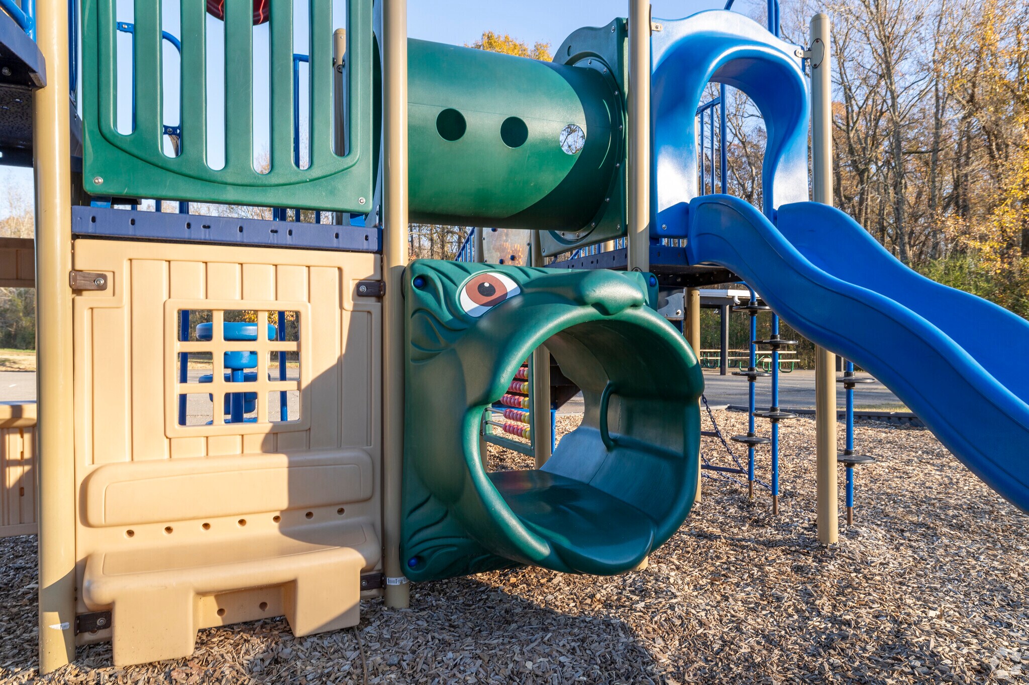 The Don Hughes Park in Sherwood has cute modern play areas for Gibson area kids to enjoy.