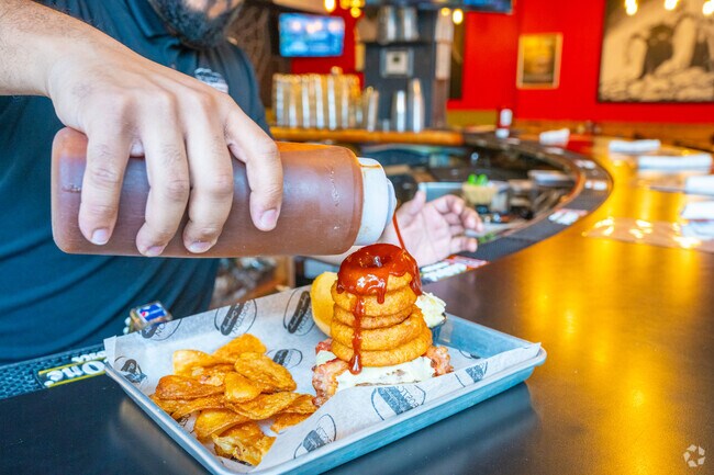 You will never go home hungry after eating at the Boston Burger Company in Mid-Cambridge.