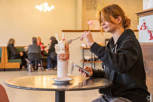 Coco + Hazel, adjacent to Robious, offers delicious and outlandish concoctions.