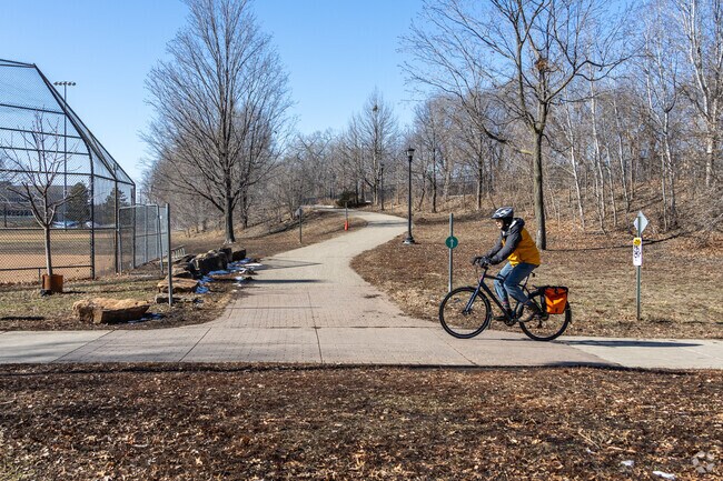Seward neighborhood has multiple access points to the Midtown Greenway.