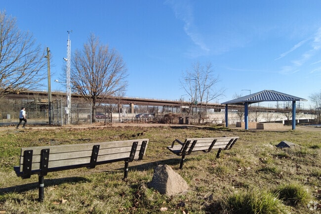 Sit and relax on one of the benches surrounding Kingman Lake in Langston.
