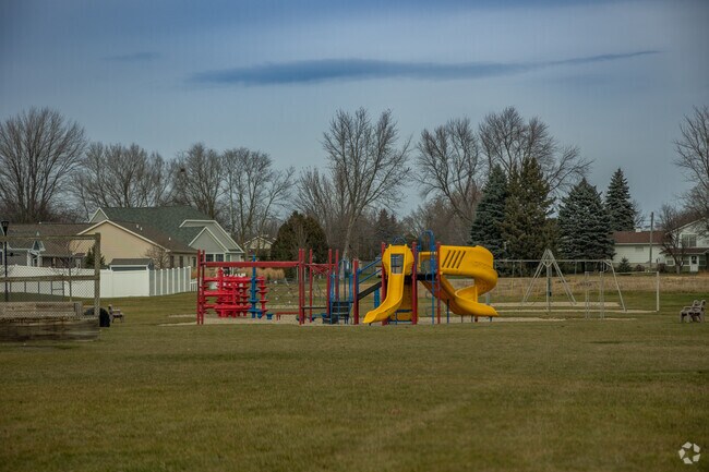 St. Paul school also has a small outdoor playground for students.
