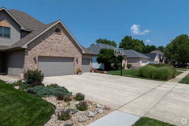 Homes in Mill Creek often have amenities such as multi car garages or basketball hoops.