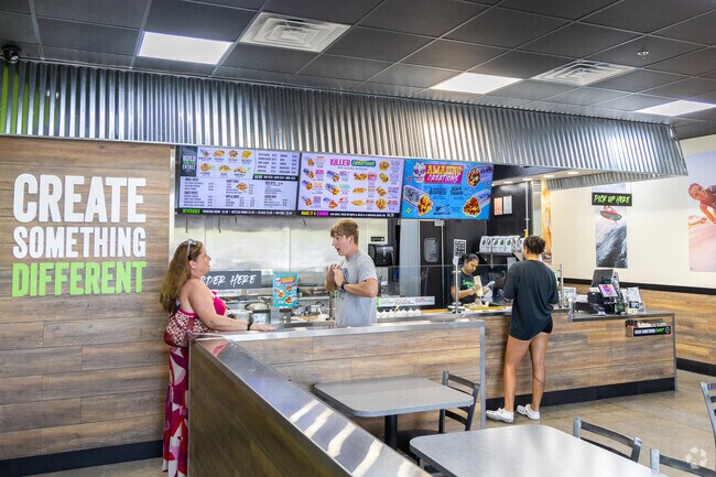 Bubbakoos Burritos in Lloyd is great for a quick and tasty Mexican fusion lunch.