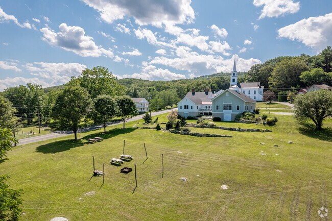 The Westhampton library has a large open backyard that hosts events for residents annually.