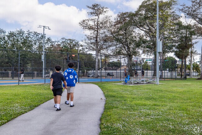 Jackie Gleason Park is a great park for locals of Boulevard Woods North to play ball.