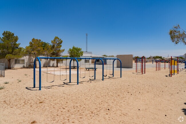 Your kids will never want to leave the playground at Inyokern School.