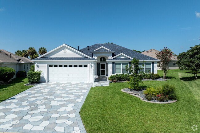 Village of Belvedere features lovely contemporary ranch homes.