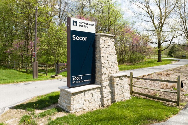 Secor Metropark near Sylvania is known for it's extensive hiking trails.