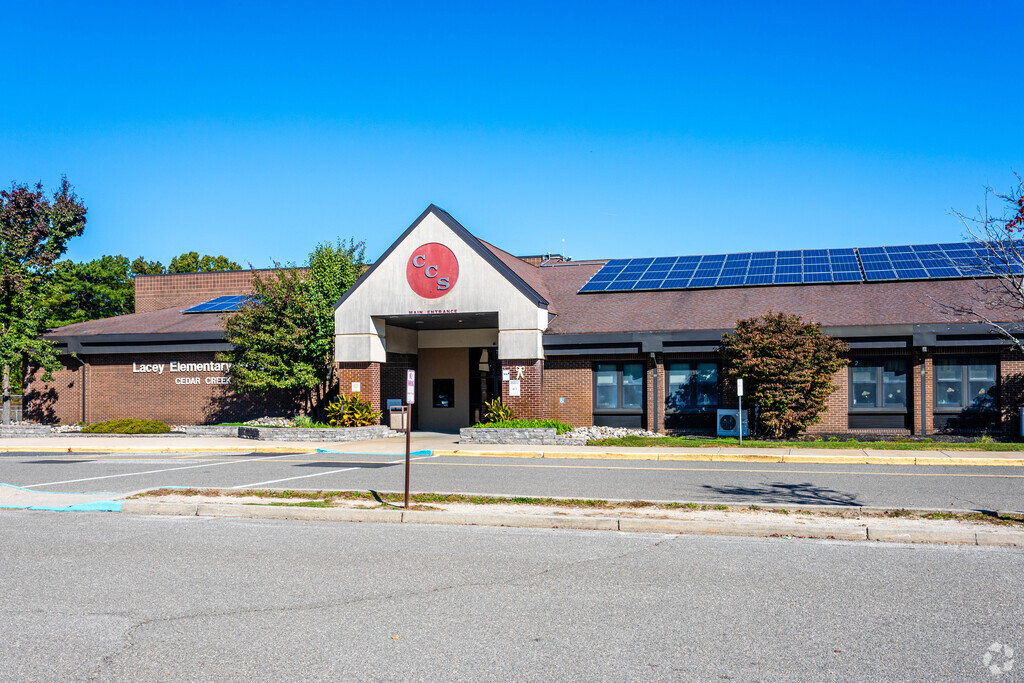Cedar Creek Elementary School serves students in Lacey Township, NJ.