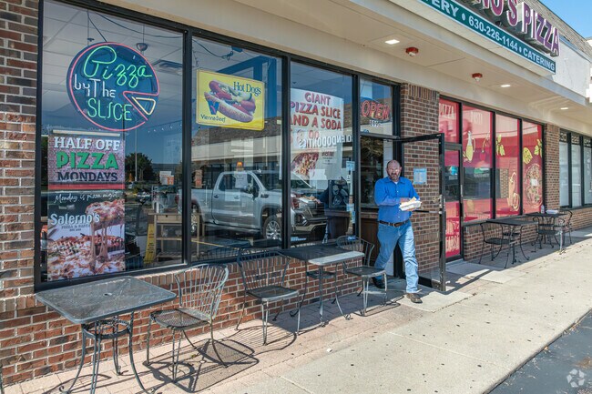 Salerno’s Pizza, located within Sunset Park-Old Plank, has been in Chicago for over 50 years.