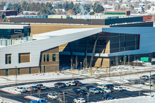 Aims Community College, 13 miles north of Johnstown, partners with Roosevelt High School to provide concurrent enrollment courses.