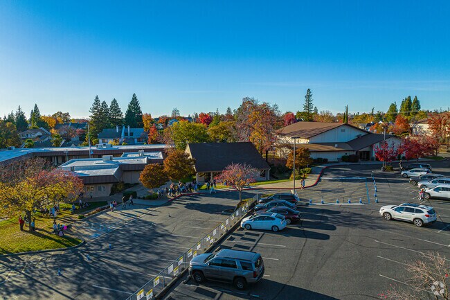 Parents love the plentiful parking at St. Joseph Catholic School.
