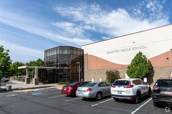 Clayton Middle School is located near the East Bench neighborhood.