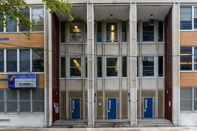 Camden Street Elementary in Newark serves PK–8 and has a C-minus on Niche.