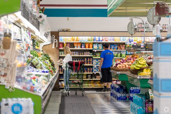 San Simeon has a few great locally owned grocery stores/