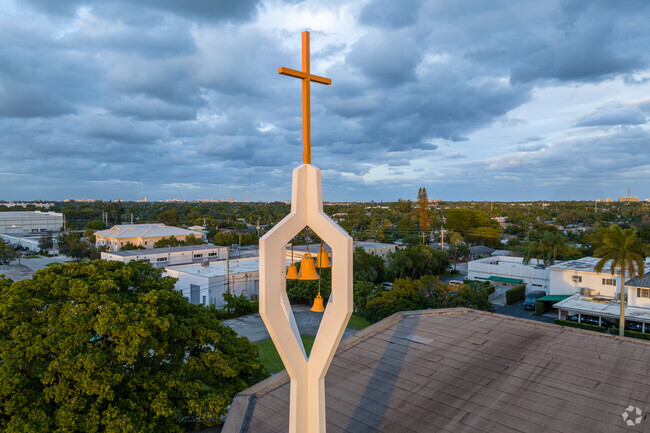 The Angels Christian Academy of Pompano cross.