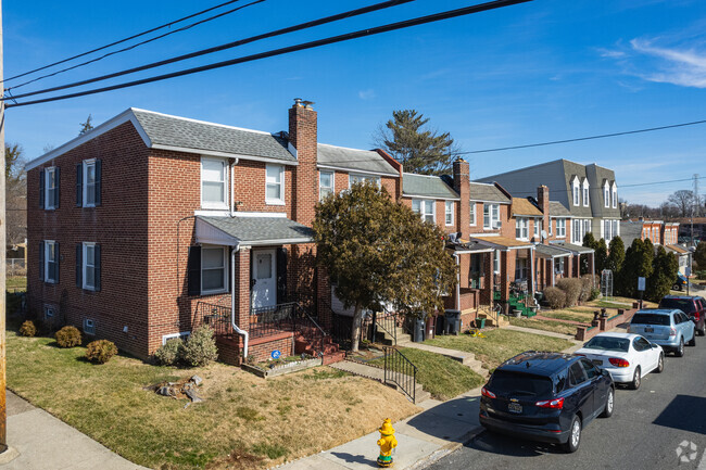 You'll find many brick row homes dating back to the mid-century in Greenhill.