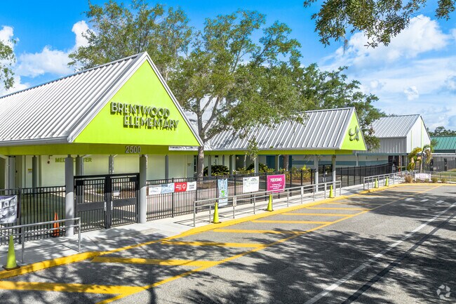 Brentwood Elementary, graded B-plus by Niche, serves Sarasota Springs.