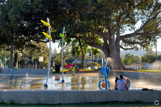 Kids can enjoy the splash pads at Normandie Heights parks.