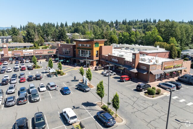 Whatcom Falls has nearby shopping centers.