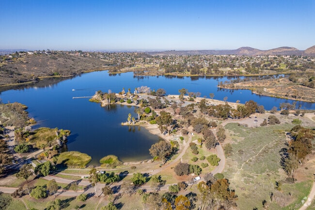 Lake Murray's pristine blue waters are cradled by the verdant surrounding landscapes.