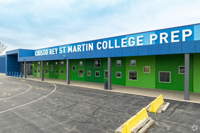 Cristo Rey St. Martin College Prep is part of the Cristo Rey Network.