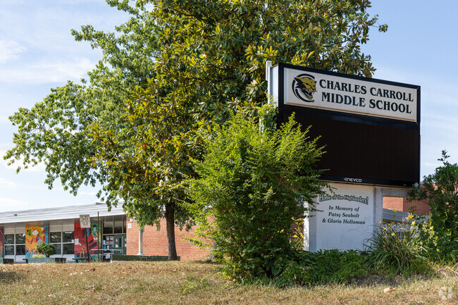 Charles Carroll Middle School in New Carrollton Md.