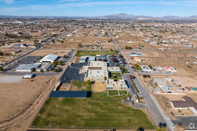 The beautiful campus of Eucalyptus Elementary includes modern amenities for students.