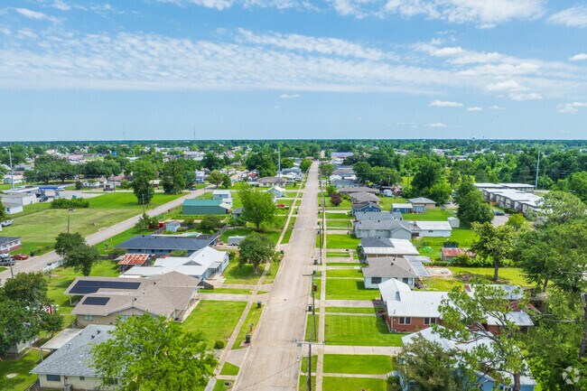 Residential roadways provide Acadian dwellings with peace and quiet on a daily basis.