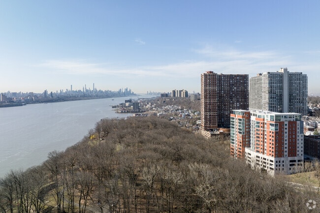 Perched high atop the Palisades Fort Lee's towers enjoy one of the world's best views.