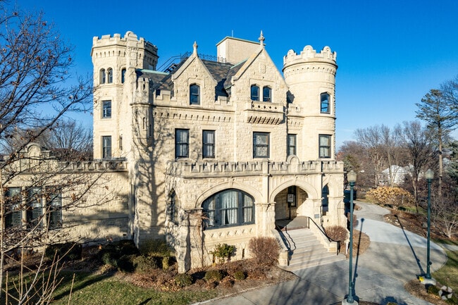 The Joslyn Castle is a famous landmark in the Midtown Omaha area.
