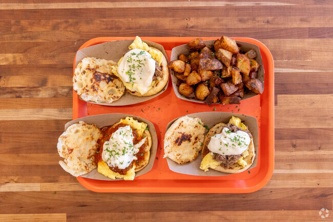 WD Cravings makes amazing breakfast sandwiches.