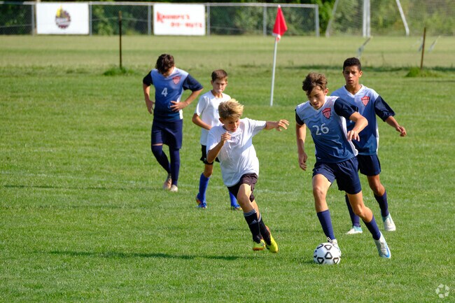 Kids can play their league games at the Hagerstown Soccer Complex near Cearfoss.